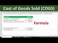 how to calculate cost of goods sold COGS | find cost of goods sold | what is cost of goods sold