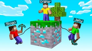 MINECRAFT BUT You Only Get ONE BLOCK To SURVIVE!