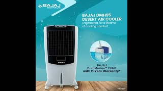 5  Bajaj DMH 95 95L Desert Air Cooler with DuraMarine Pump, Ice Chamber, and Antibacterial Hexacool