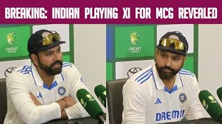 Breaking: Playing xi of India for MCG revealed