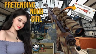 PRETENDING TO BE A NOOB GIRL THEN POPPING OFF WITH A MYTHIC DLQ (HILARIOUS)