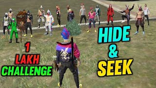 HIDE & SEEK IN FREE FIRE ||Free fire attacking squad ranked gameplay tamil ||rj rock