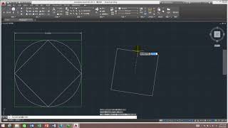 呂志宗 電腦概論二   006 AutoCAD中引用建立正多邊形功能繪出正方形