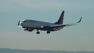 Delta Air Lines N388DA 737-800 Landing Portland Airport (PDX)