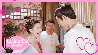 The Romance of Tiger and Rose 💗 BTS Clip：They feel shy when fliming the lovey dovey scene