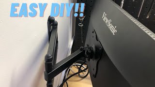 Vesa mount install guide!! Easy DIY!!