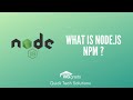 What is Node.js NPM | Node.js Pack Manager explained | Node.js Tutorial Series.