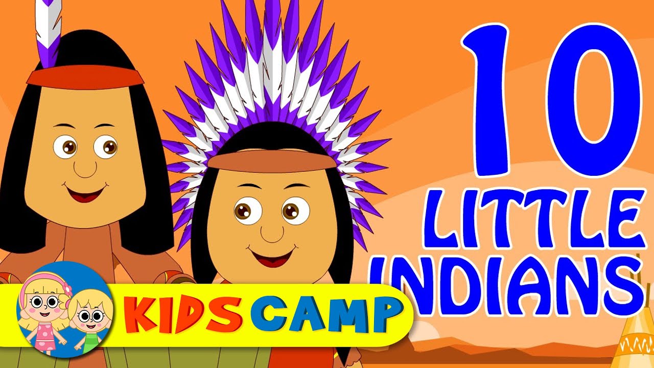 Ten Little Indians | Nursery Rhymes And Kids Songs By KidsCamp - YouTube