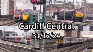 Trainspotting at Cardiff Central (31/12/24)