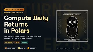 Compute Daily Returns in Polars — Finance Tutorial