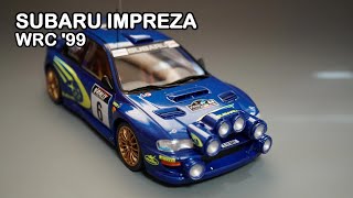 TAMIYA 1/24 Scale SUBARU IMPREZA WRC '99 조립과 도색 풀영상.