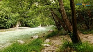 Αχέροντας ποταμός πηγές Γλυκή  πτήση - Acheron river springs Gliki flight