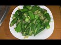 easy stir fried ladies fingers burmese recipe ရုံးပတေသီးကြော်