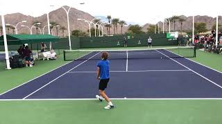 左利き編集ズベレフのスライスサーブ（スロー）/ Alexander Zverev Slice Serve Slow Motion 【Lefty】[B2]