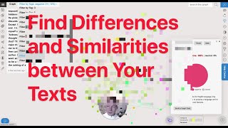 Find Differences and Similarities between Your Texts using Comparative Network Analysis