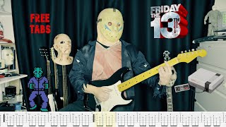 Friday the 13th - Intro/Cabin Theme (NES 8bit) TABS - Guitar Cover