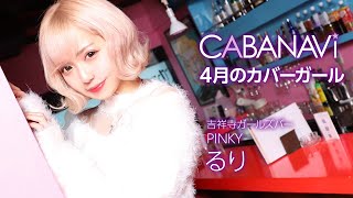 【グラビア】「CGなの？」と疑う美しさ　吉祥寺ガールズバーPINKY「るり」 | キャバナビ 4月のカバーガール