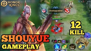 Shouyue the sniper impossible best gameplay top player Hero - Honor of Kings