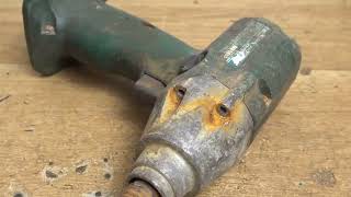 Restoration of the Rusty Vintage Impact Driver   Hitachi WH8DB3