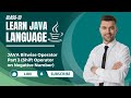 JAVA Bitwise Operator Part 3 (Shift Operator on Negative Number) | JAVA Tutorials |
