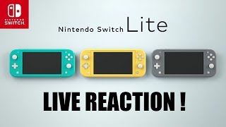 LIVE REACTION! NINTENDO SWITCH LITE - ly Announced!
