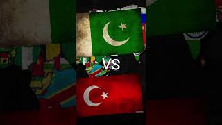 Pakistan vs Turkey | Both are Brothers | #shorts #geography #comparison #pakistan #turkey #vs