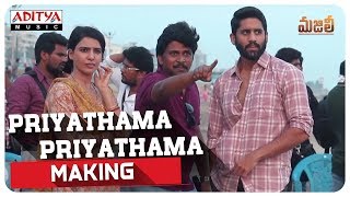 Priyathama Priyathama Song Making | MAJILI Song || Naga Chaitanya, Samantha, Divyansha Kaushik