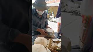 fantastic coconut peeling