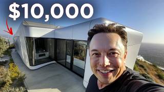 Elon Musk Revealed $10,000 Net Zero Tesla Home for Market