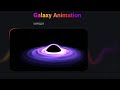 Galaxy Animation Using HTML CSS & JavaScript | Space Background Effect | Coding Tutorial