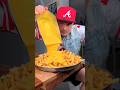 How to eat street food CHEESE FRIES properly?😎❤️🍟| CHEFKOUDY