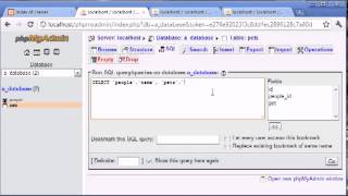 Beginner PHP Tutorial 127 LEFT JOIN flv