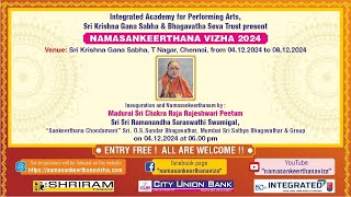 #Live: Inauguration of Namasankeerthanam 2024