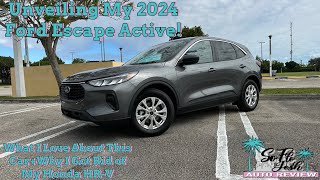 Unveiling My 2024 Ford Escape! Why I Got Rid of My Honda HR-V For It Plus POV Driving Review.