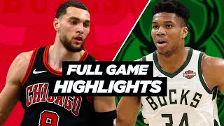 CHICAGO BULLS vs MILWAUKEE BUCKS FULL GAME HIGHLIGHTS | 2020 NBA SEASONS