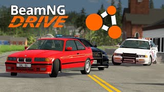 BeamNG.drive- Some satisfying crashes and some drifting lessons.