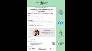 NaDiMa Dialogue #8 | Developing Scenarios for Disaster Risk Reduction and Beyond | Part 1