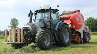 Baling with a Lely Welger RPC 445 Tornado + Lamborghini R6.170