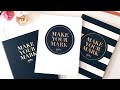 Presenting Make Your Mark Self-Coaching Set