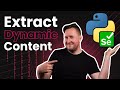 Web Scraping With Selenium Python: Delayed JavaScript Rendering