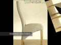 Kuba Solid Oak Dining Table & 6 Oatmeal Lola Fabric Dining Chair