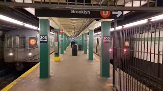 MTA NYCT Subway: Not In Service Kawaski R68A (D) Train Heading to Norwood-205th Street Tailtracks