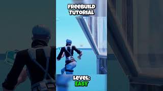 Freebuild Tutorial | Level Easy #fortnite #freebuild #tutorial #level #easy #kbm #practice #learn