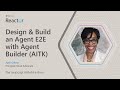 Design & Build an Agent E2E with Agent Builder (AITK)
