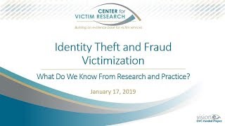 Fraud and Identity Theft Research Synthesis