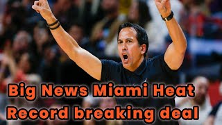 Erik Spoelstra & Miami Heat contract record breaking Deal Head Coach #miamiheat #nbahighlights #nba