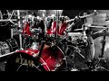 sound demo tama starclassic performer late 90 s drums in transparent red