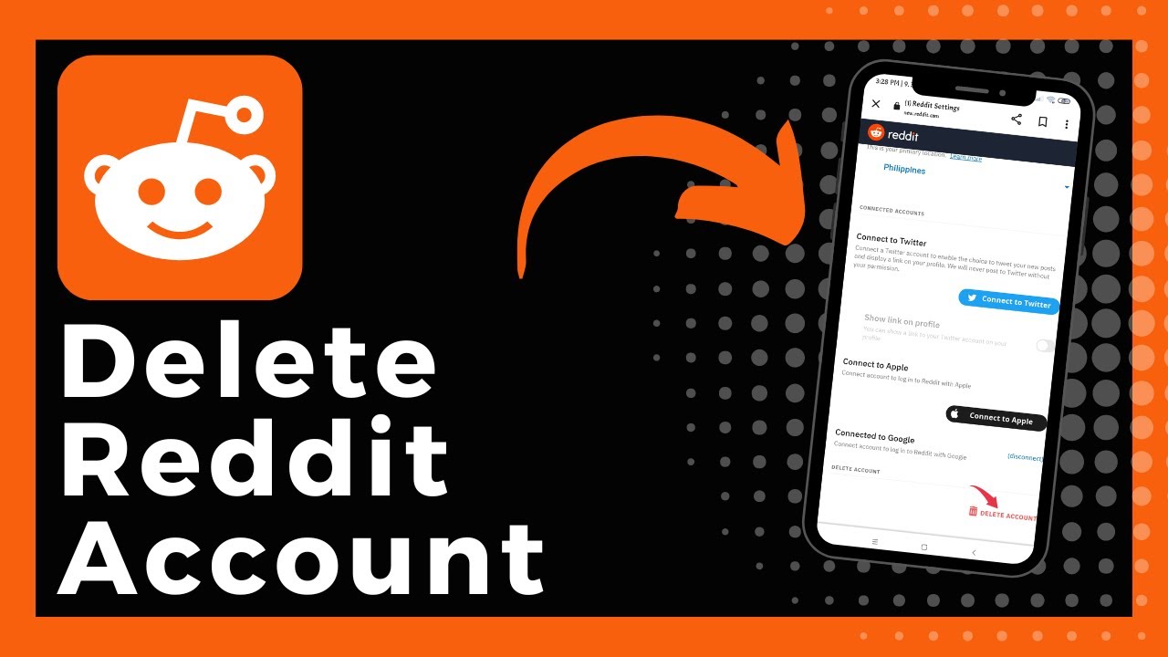 How To Delete Reddit Account (Quick & Easy) - YouTube