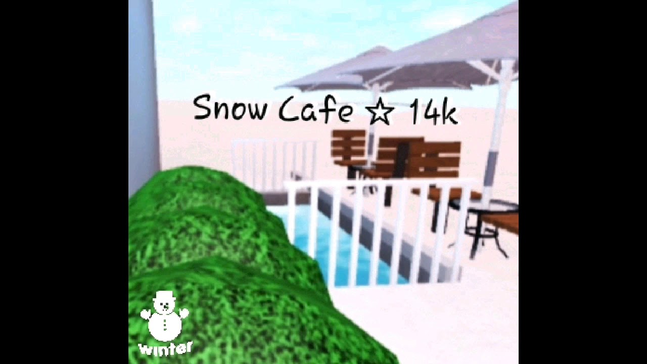 Cafe Bloxburg 14k Youtube