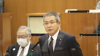 令和3年12月福井市議会定例会　12月7日本会議（一般質問１１）岩佐武彦議員 手話通訳挿入